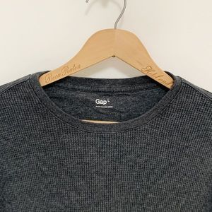 Gap waffle knit long sleeve tee